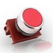 Кнопка красная с подсветкой М22 4А